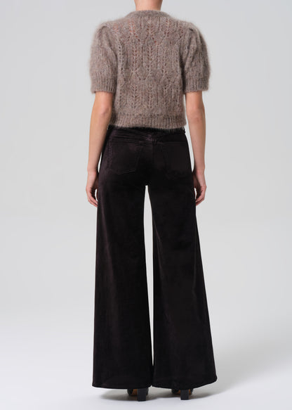 Amari Ultra Velvet Pant in Black
