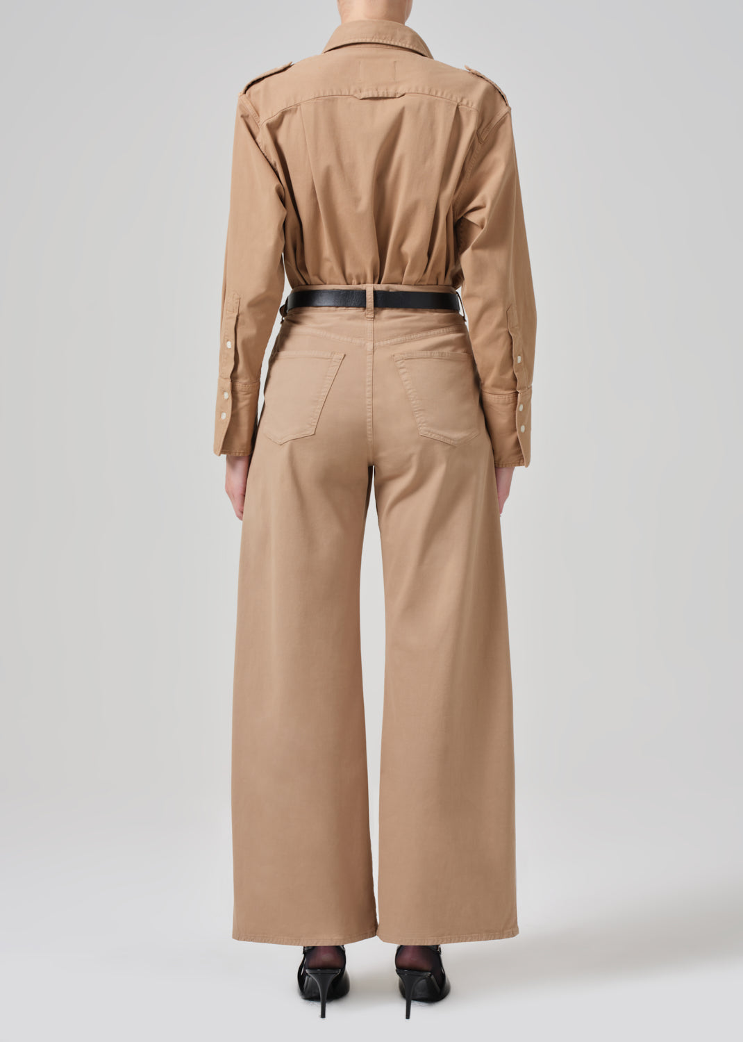 Petra Pleated Trouser in Nano back