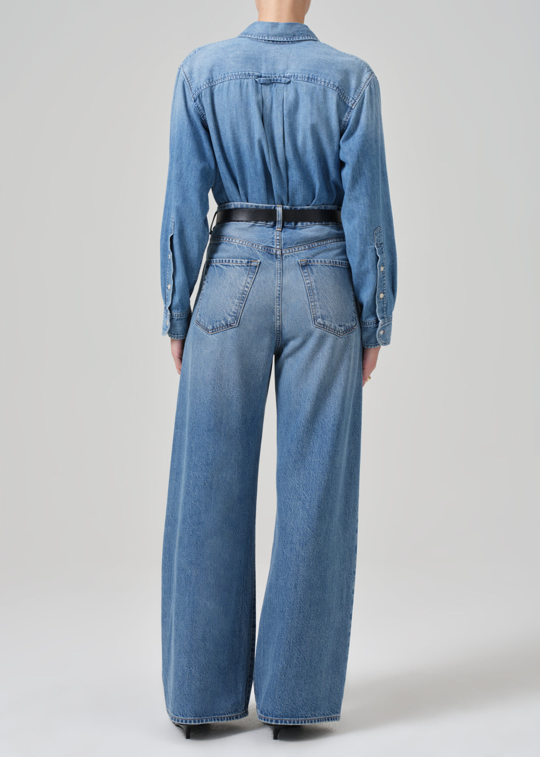 Petra Pleated Trouser in Nensi back