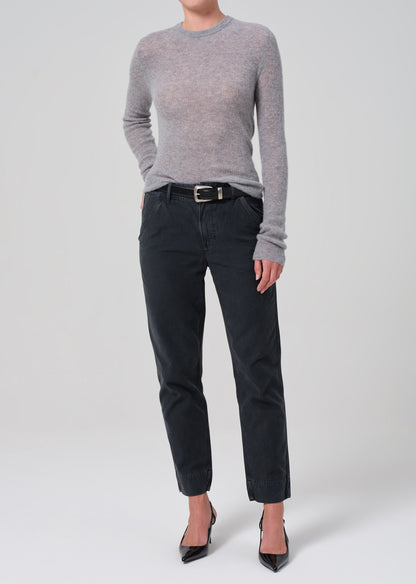 Carter Utility Pant in Washed Black front