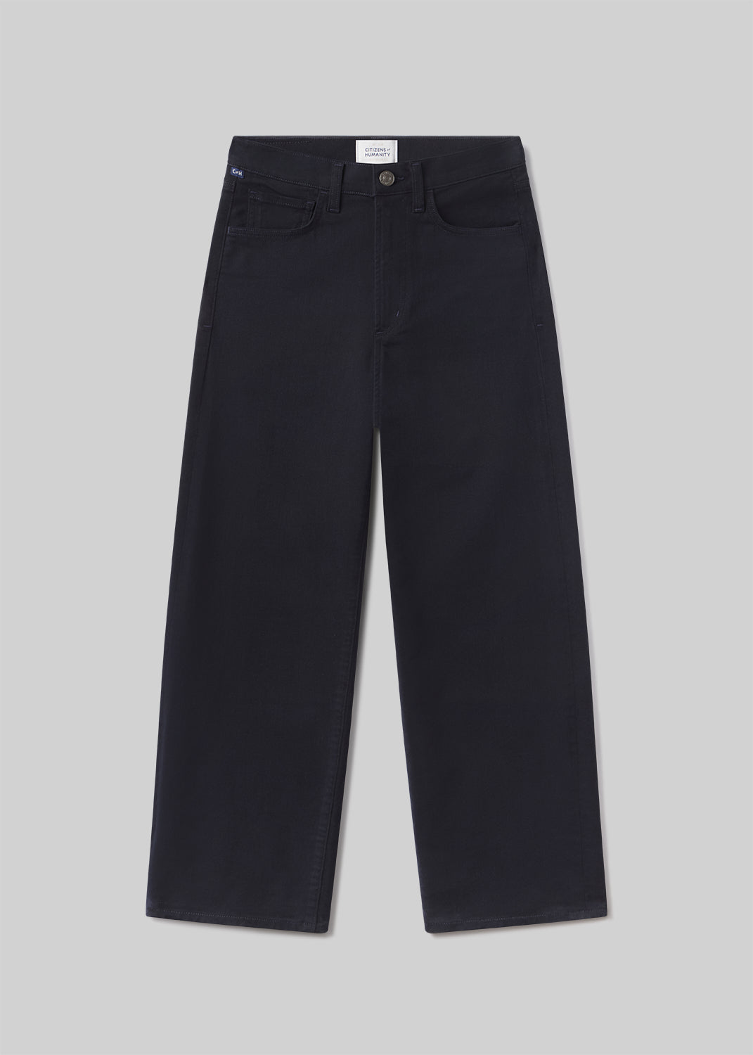 Caia Straight in Navy flat