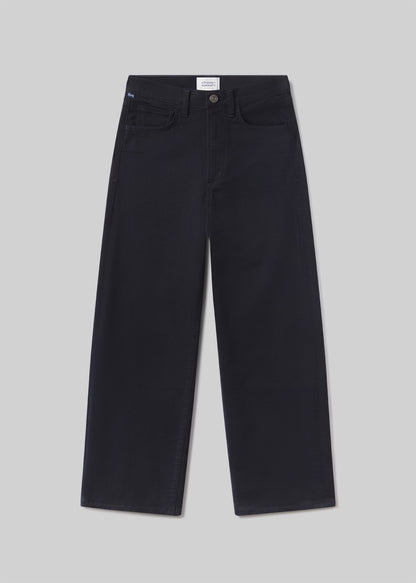 Caia Straight in Navy flat