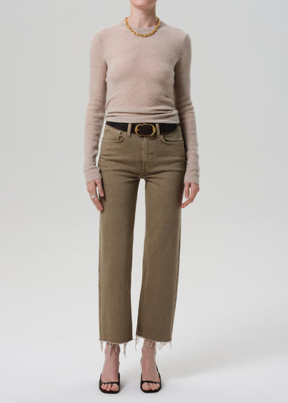 Palma Straight Raw Hem in Bezal