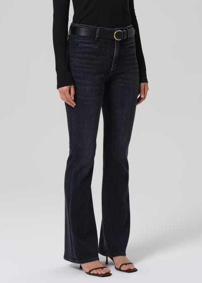 Lilah Flare With Welt Pocket in Medallion