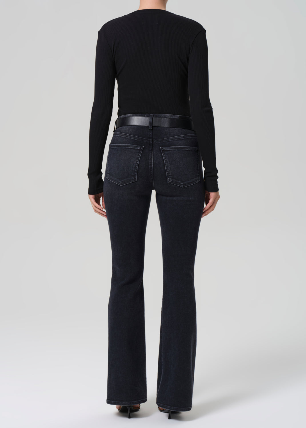 Lilah Flare With Welt Pocket in Medallion back