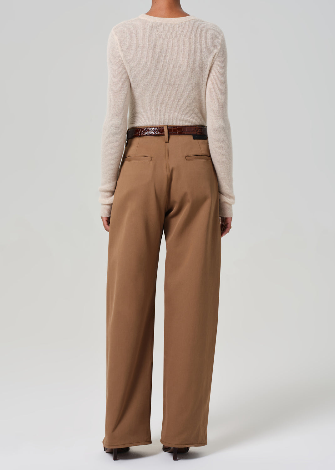 Ayla Polish Trouser in Nut back