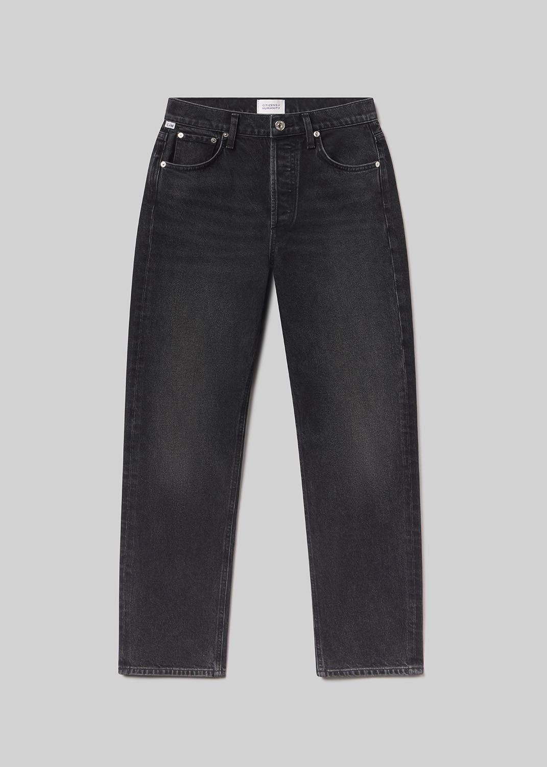 Blaine Vintage Straight in Stormy flat