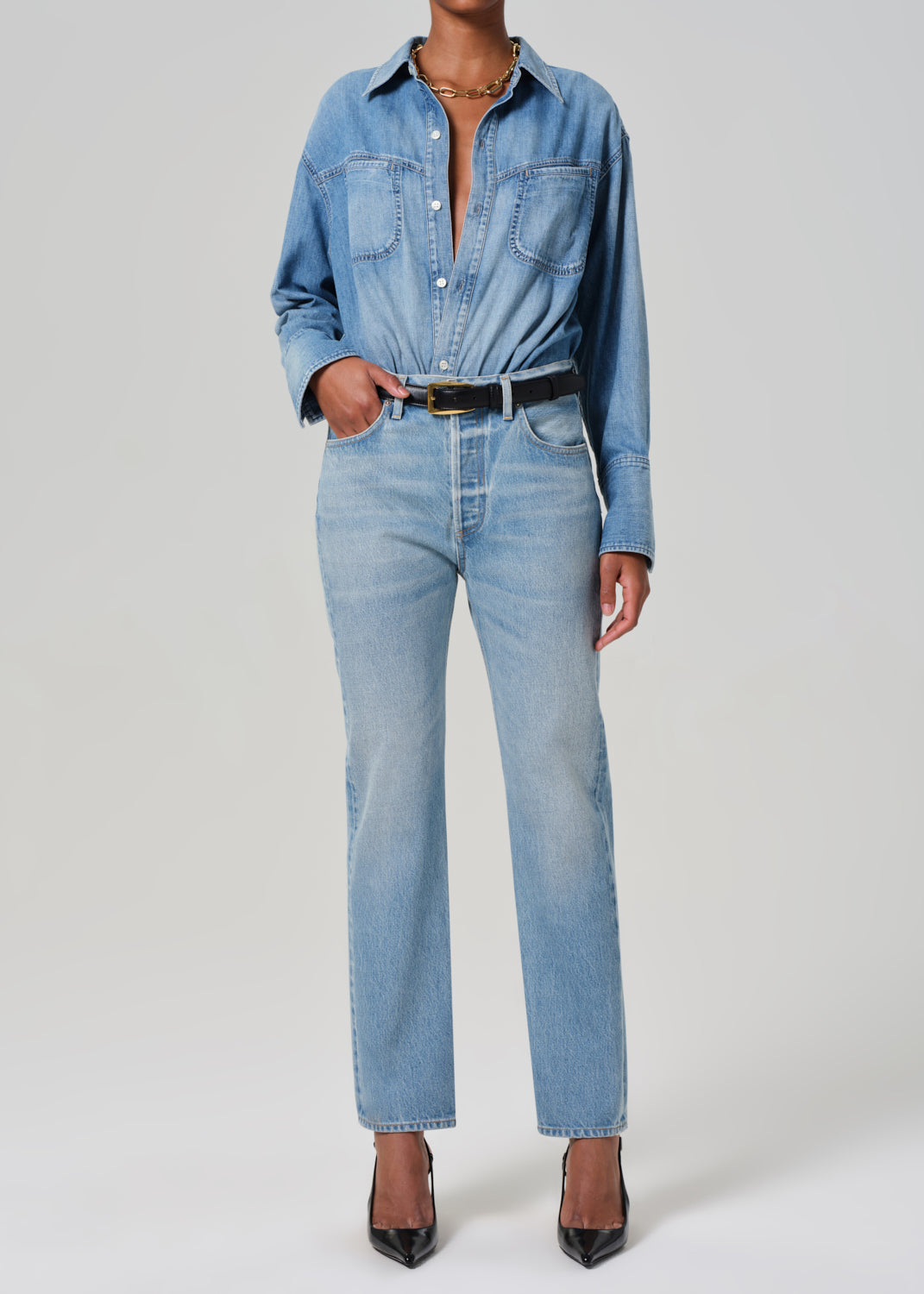 Citizens of Humanity Elsa hotsell Crop Denim Jean in Cadence Wash // 32