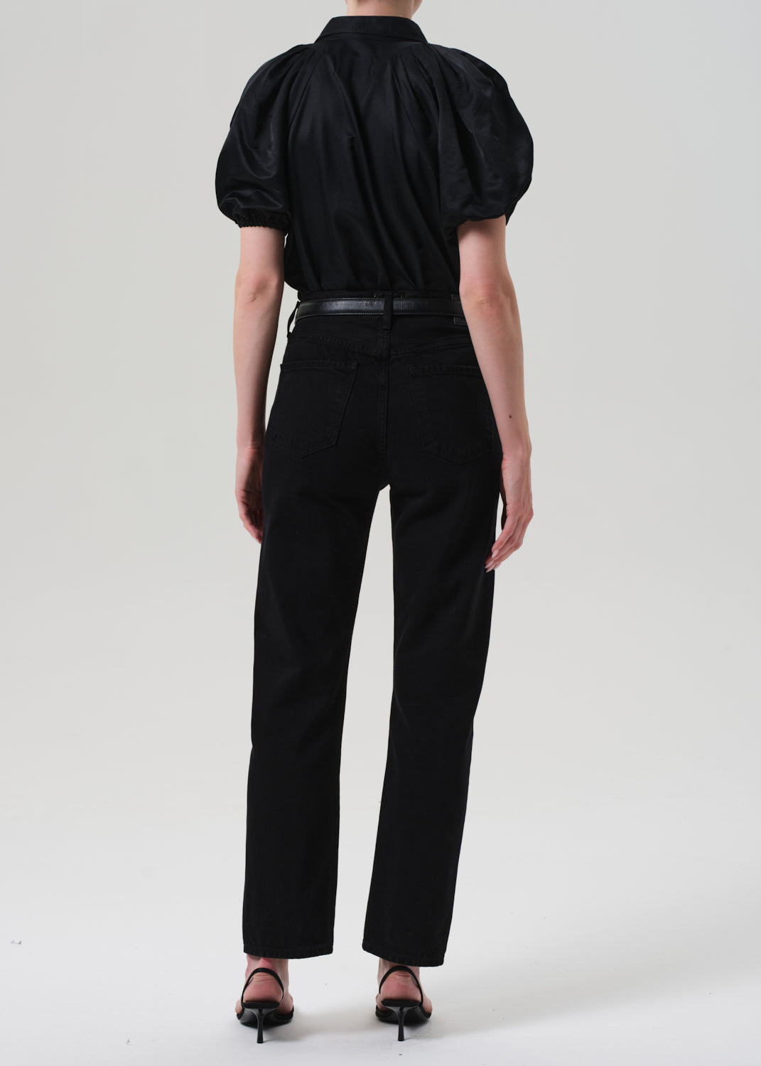 Blaine Vintage Straight in Solid Black