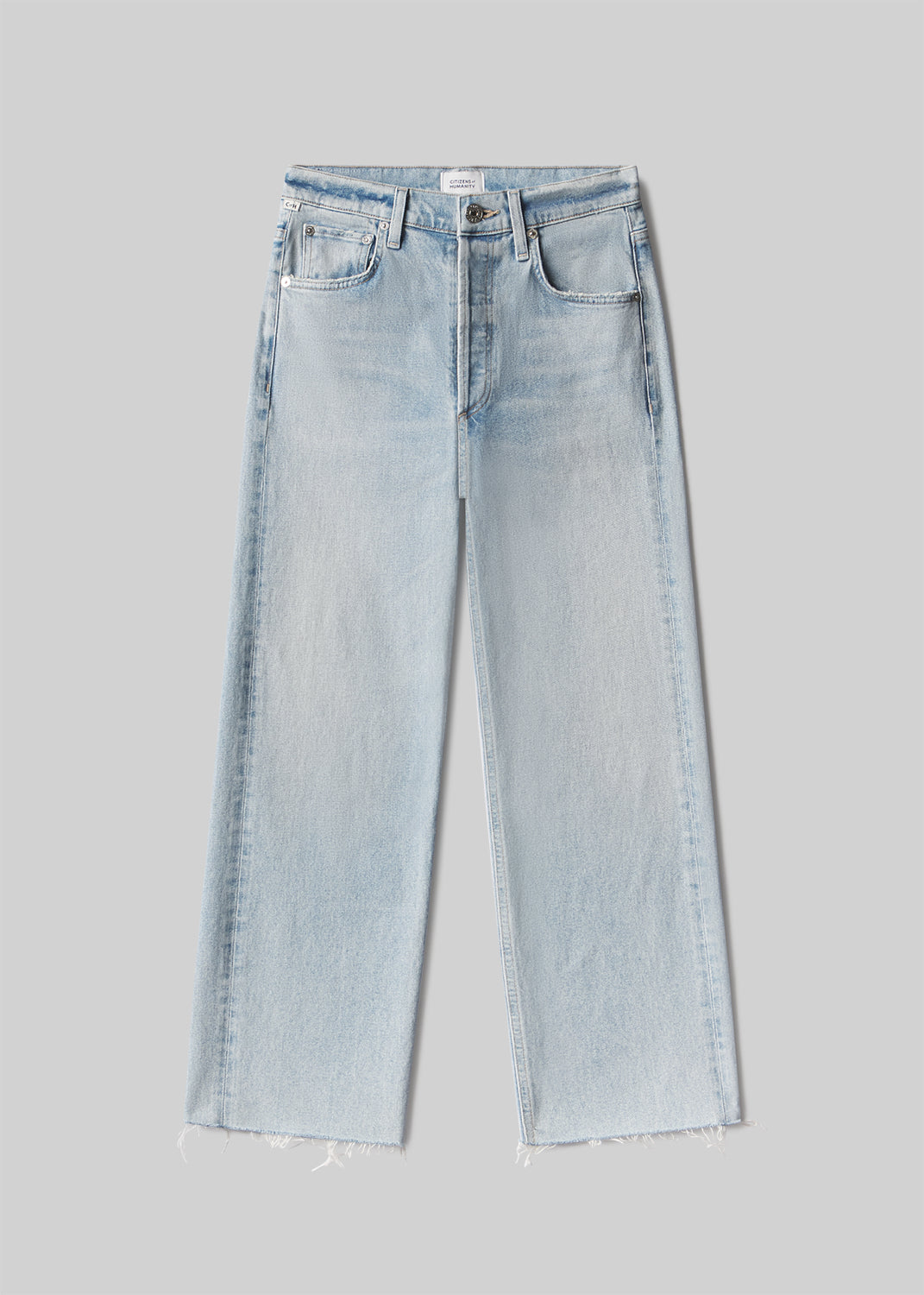 Delfina High Rise Straight in Saloon flat