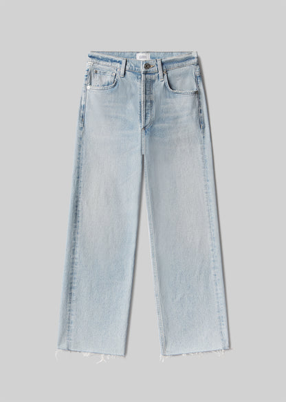 Delfina High Rise Straight in Saloon flat