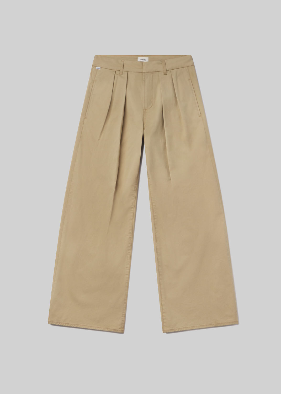 Petra Pleated Trouser in Catalina flat