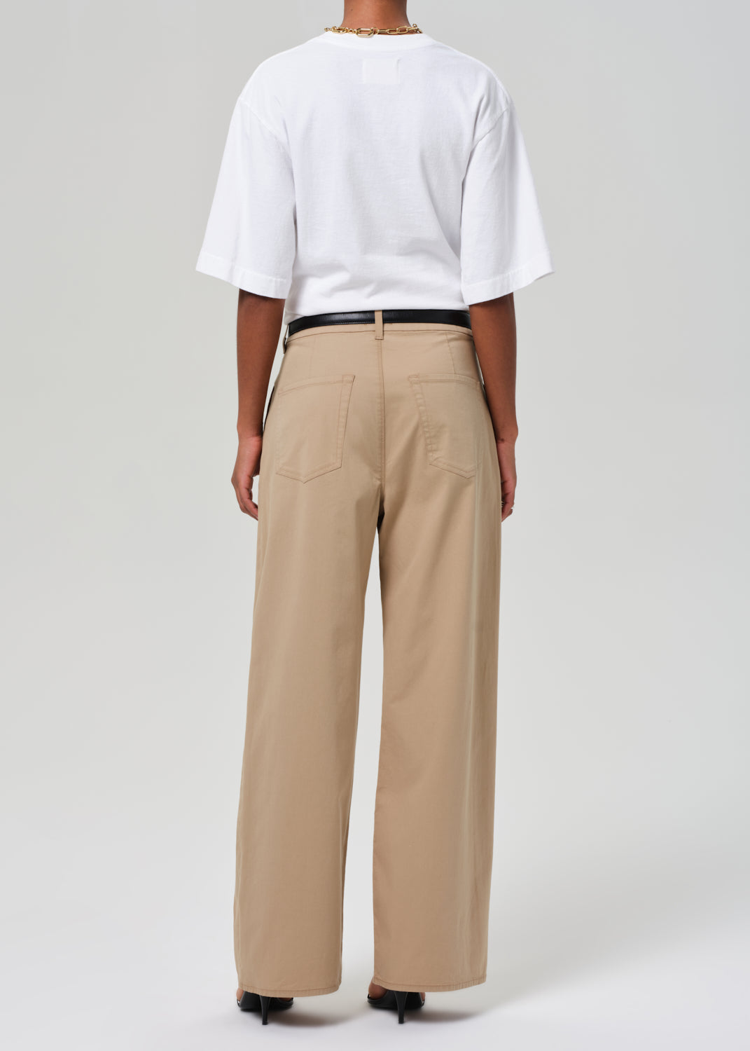 Petra Pleated Trouser in Catalina back