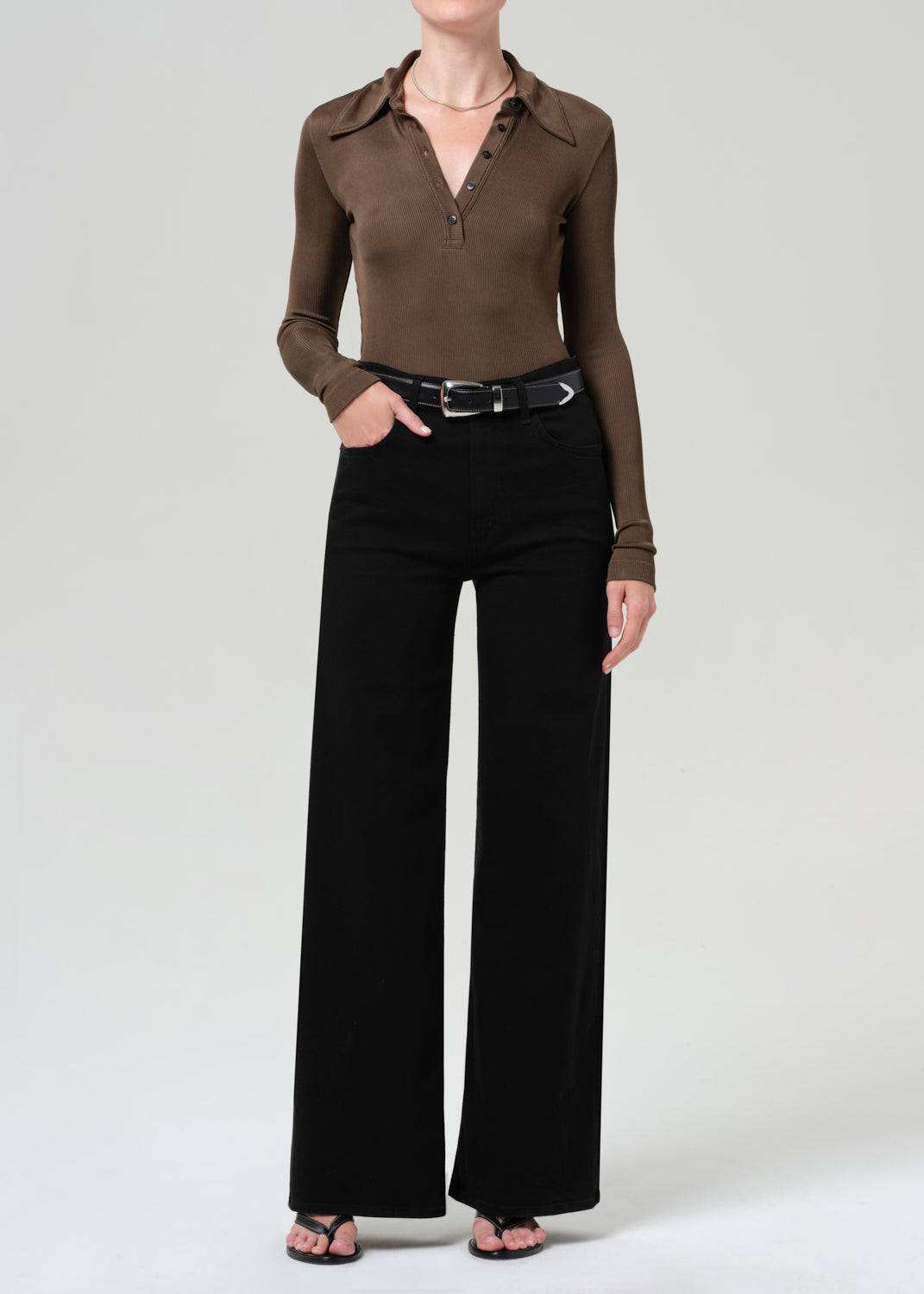 Lyra Long Wide Leg
In Plush Black