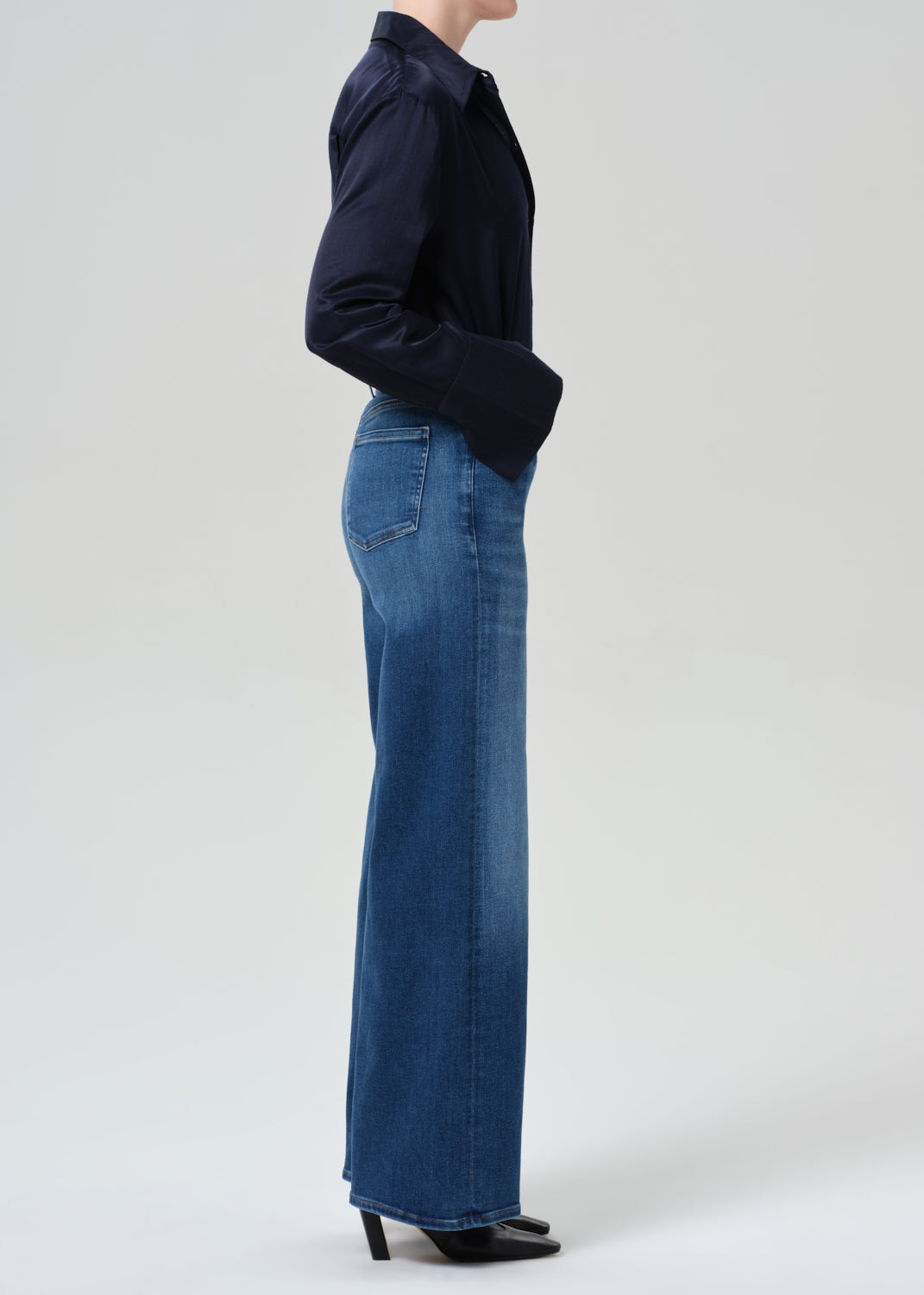 Lyra Long Wide Leg in Ambry