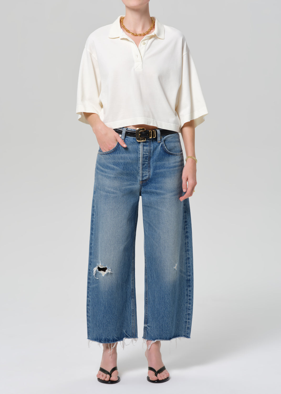 Ayla Raw Hem Crop
In Solano from Citizens of Humanity - $258
