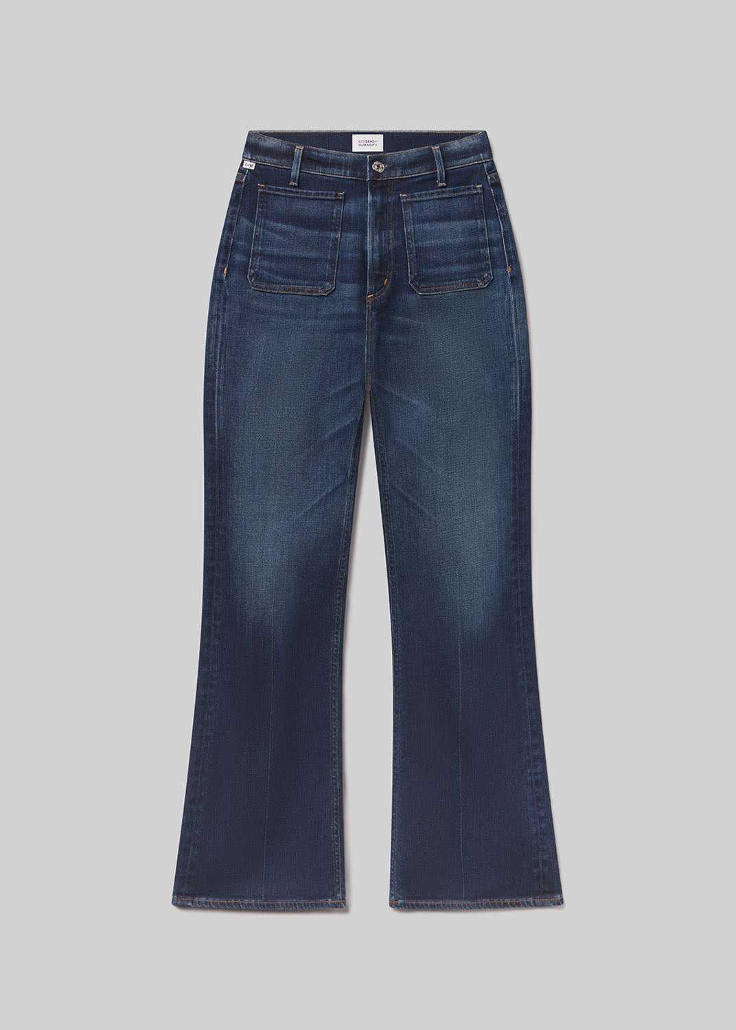 Kimberly Patch Pocket Flare in Mirka flat