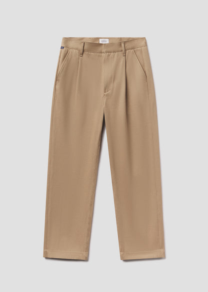 Mallory Straight Trouser in Khaki flat