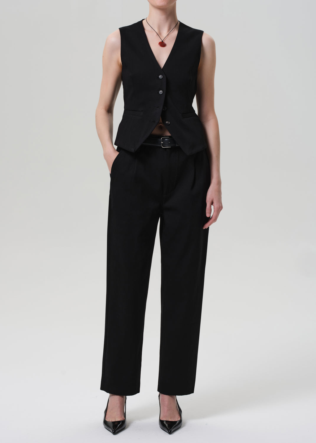 Mallory Straight Trouser
In Black