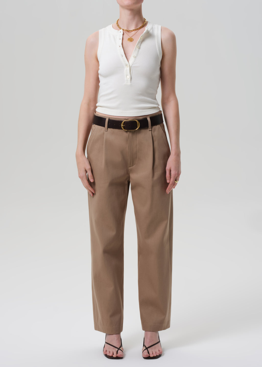 Mallory Straight Trouser
In Khaki
