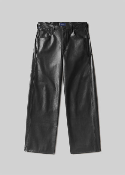 Ayla Baggy Recycled Leather in Black