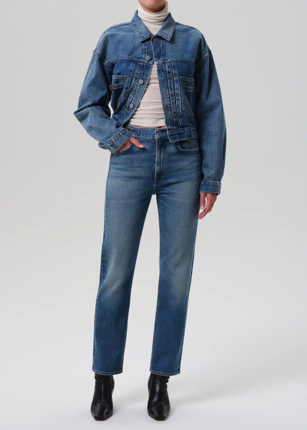 Blaine Vintage Straight With Horsebit
In Alma