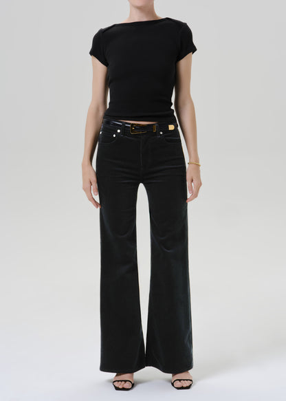 Kimberly 70's Flare Corduroy in Juniper