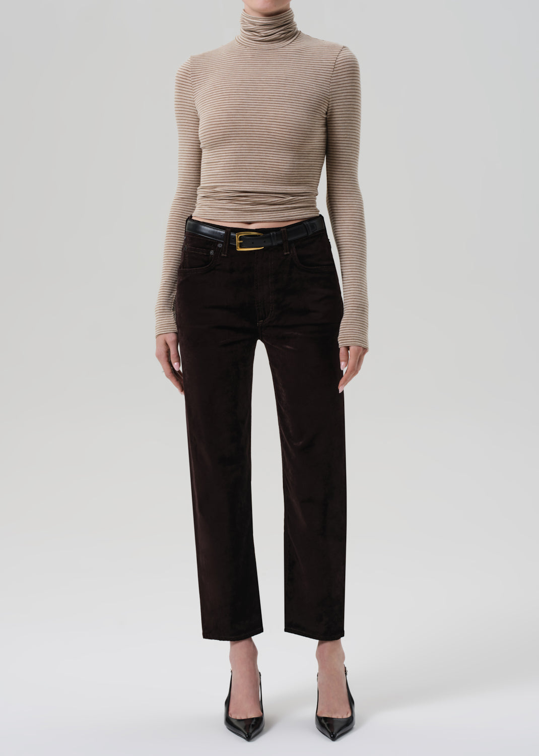 Delfina Straight Velvet
In Espresso