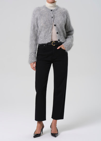 Delfina High Rise Straight in Starless