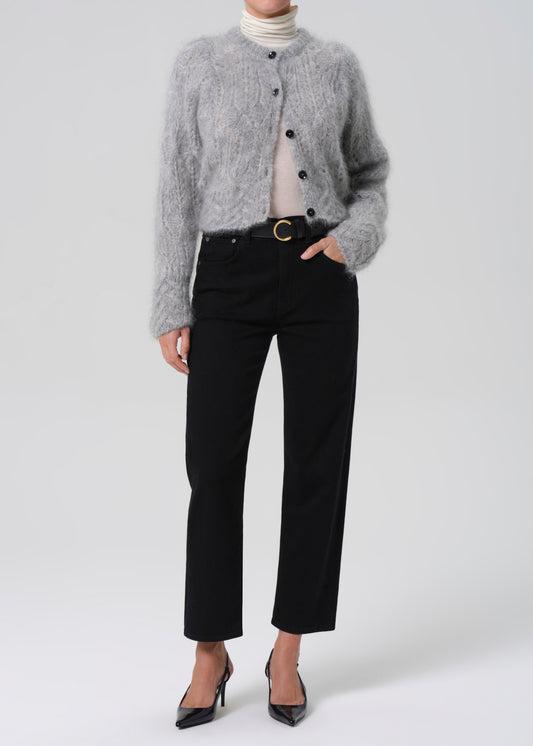 Delfina High Rise Straight in Starless