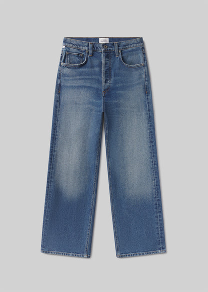 Delfina High Rise Straight in Cici flat