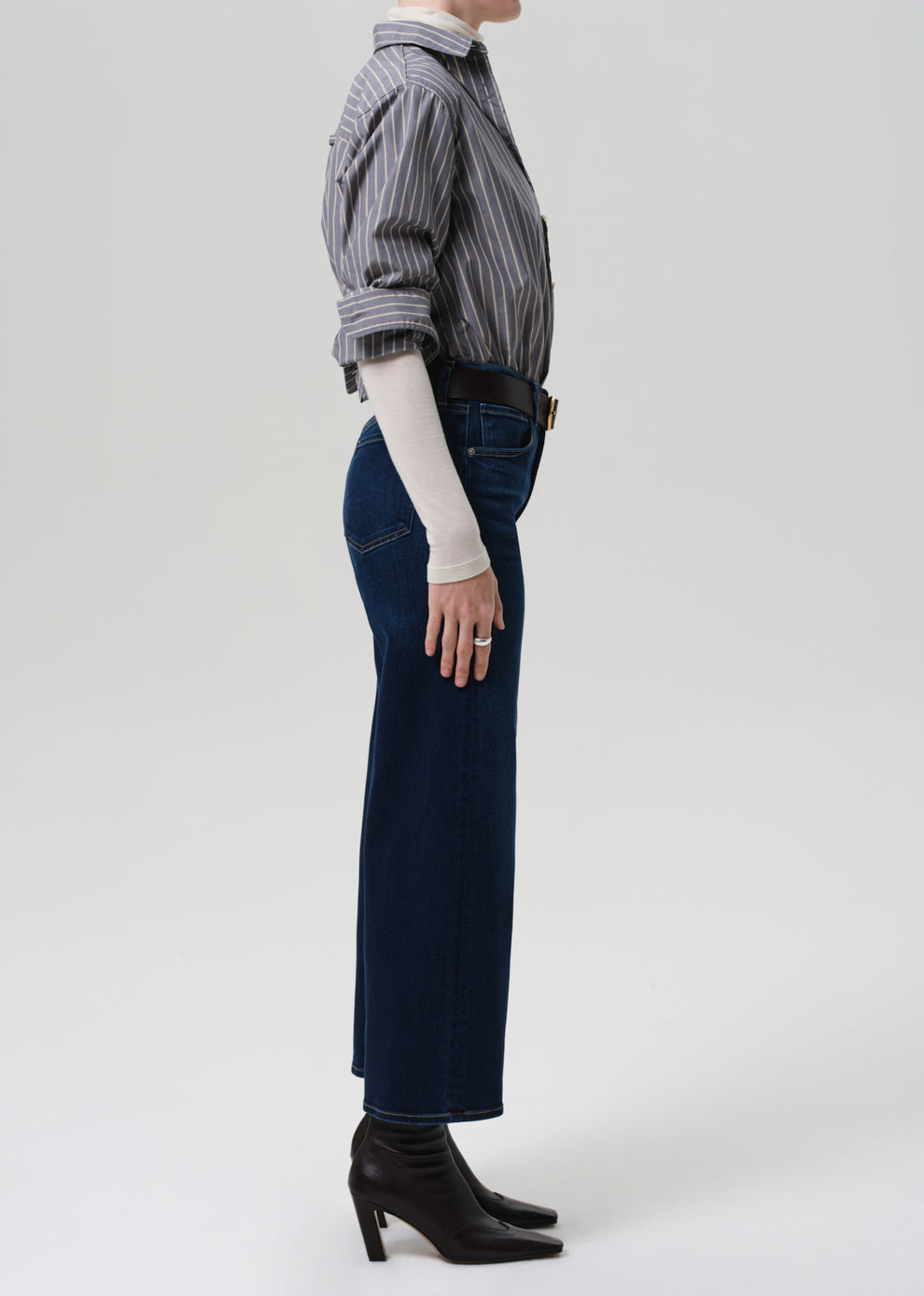 Lyra Wide Leg Crop Clean Hem in Dakota – Citizens of Humanity
