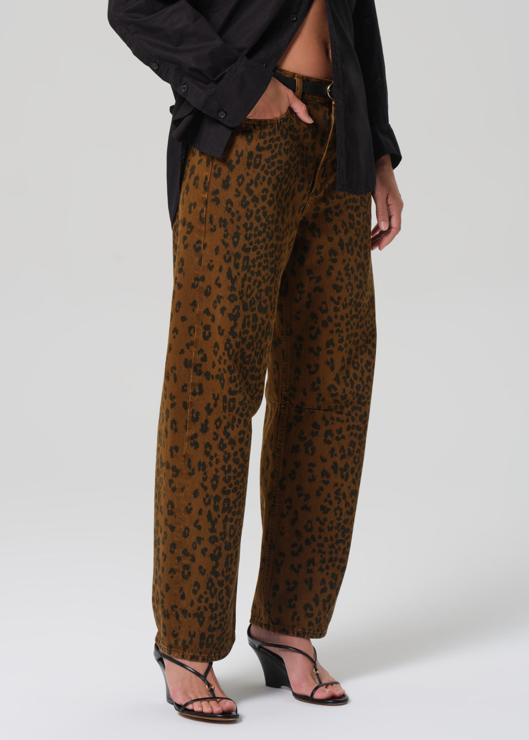 Miro Long Relaxed Jean in Sepia Cheetah – Citizens of Humanity