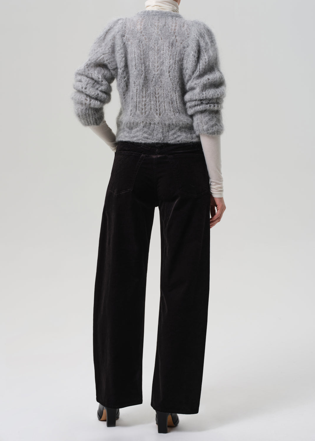 Ayla Baggy Velvet in Black – Citizens of Humanity