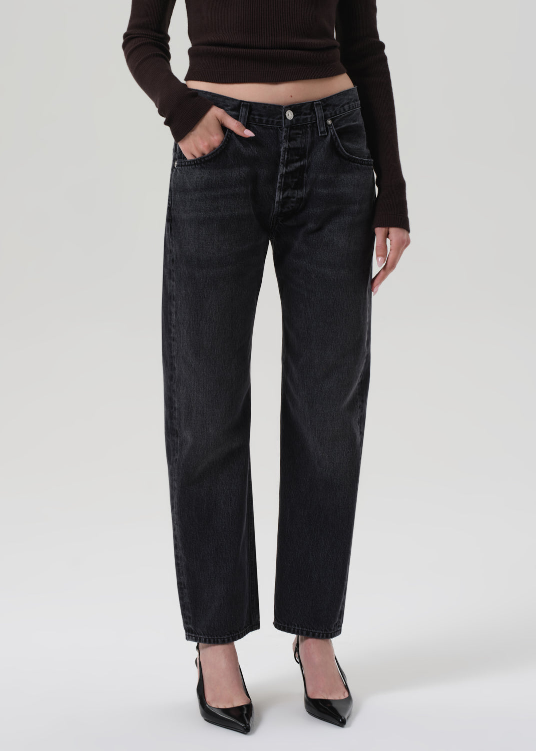 パンツ Simply Complicated BF JEAN vintage black Simply Complicated