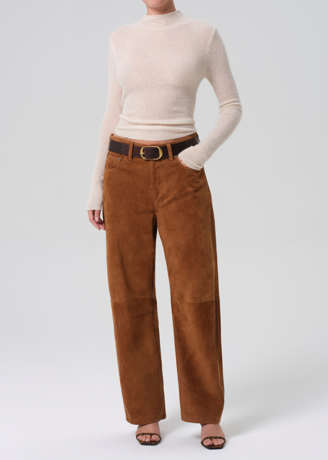 Miro Relaxed Pant in Toasted Caramel