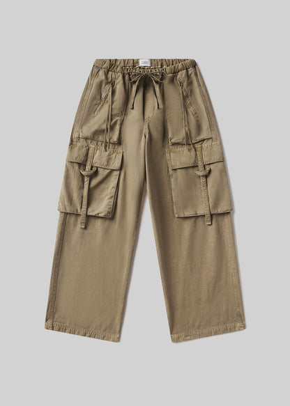 Andira Pull On Pant in Bezal flat