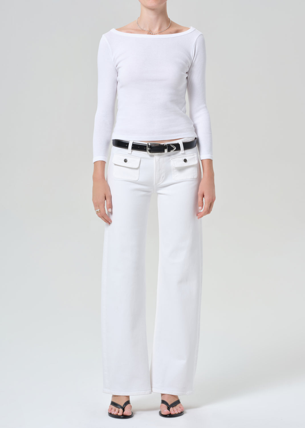 Nora Patch Pocket Trouser
In Soft White from Citizens of Humanity - $288