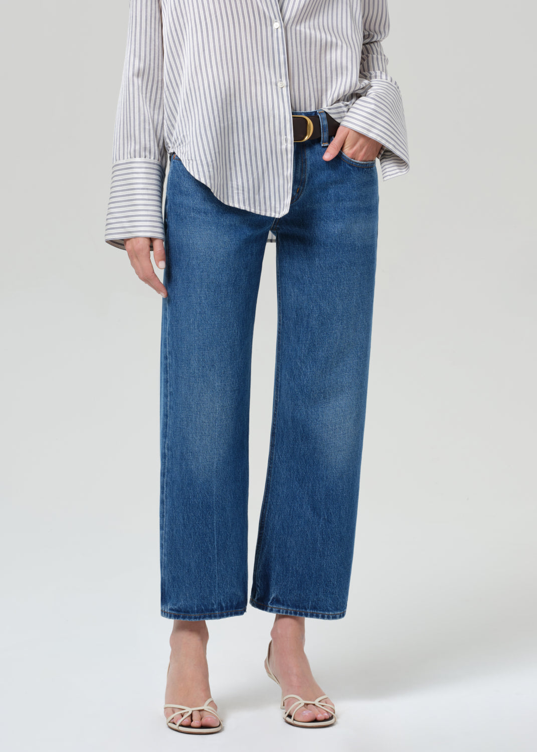 CITIZENS of HUMANITY★FAYE LOW RISE DENIM Faye Vintage Straight in Azure Blue – Citizens of Humanity