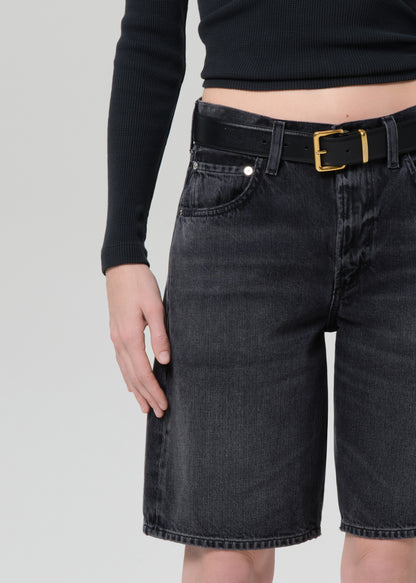 Court Short in Vintage Black