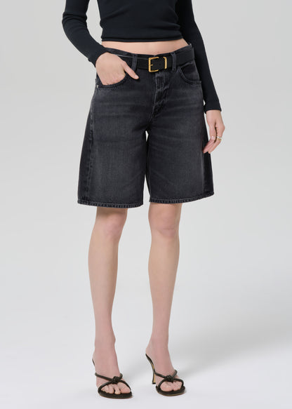 Court Short in Vintage Black