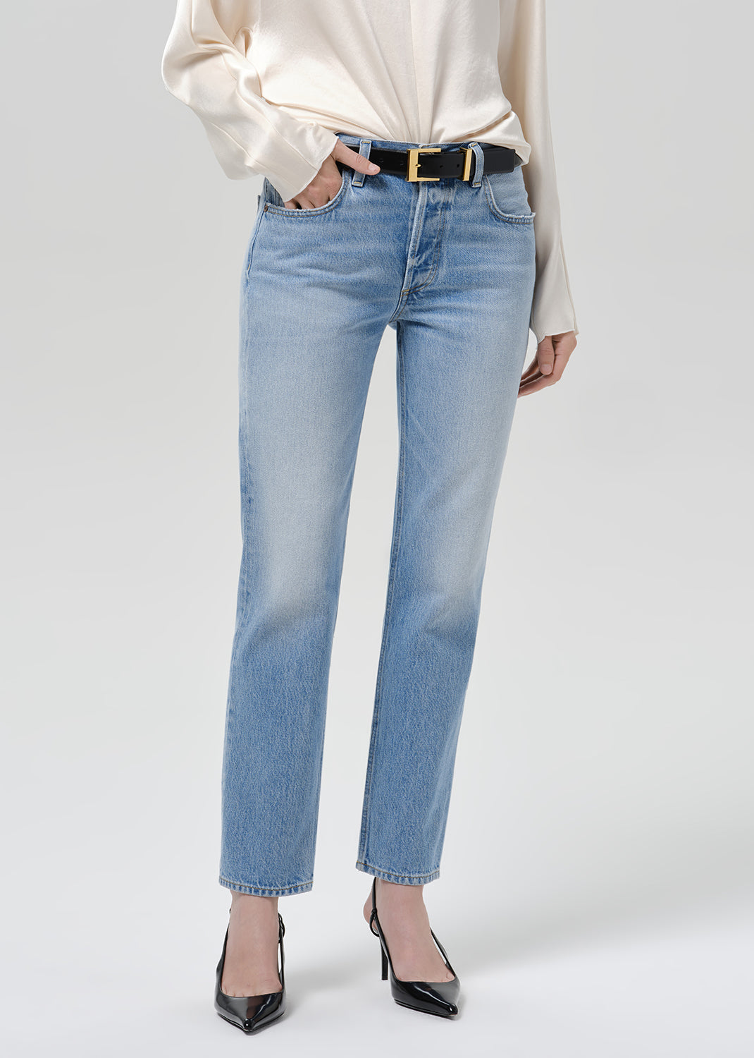 Savannah Cigarette Jean in Sunlit