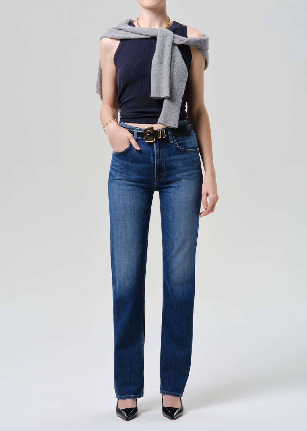 Petite Palma Straight Clean Hem Kitten