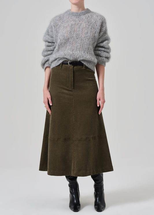 Cassia Skirt Corduroy in Costes front