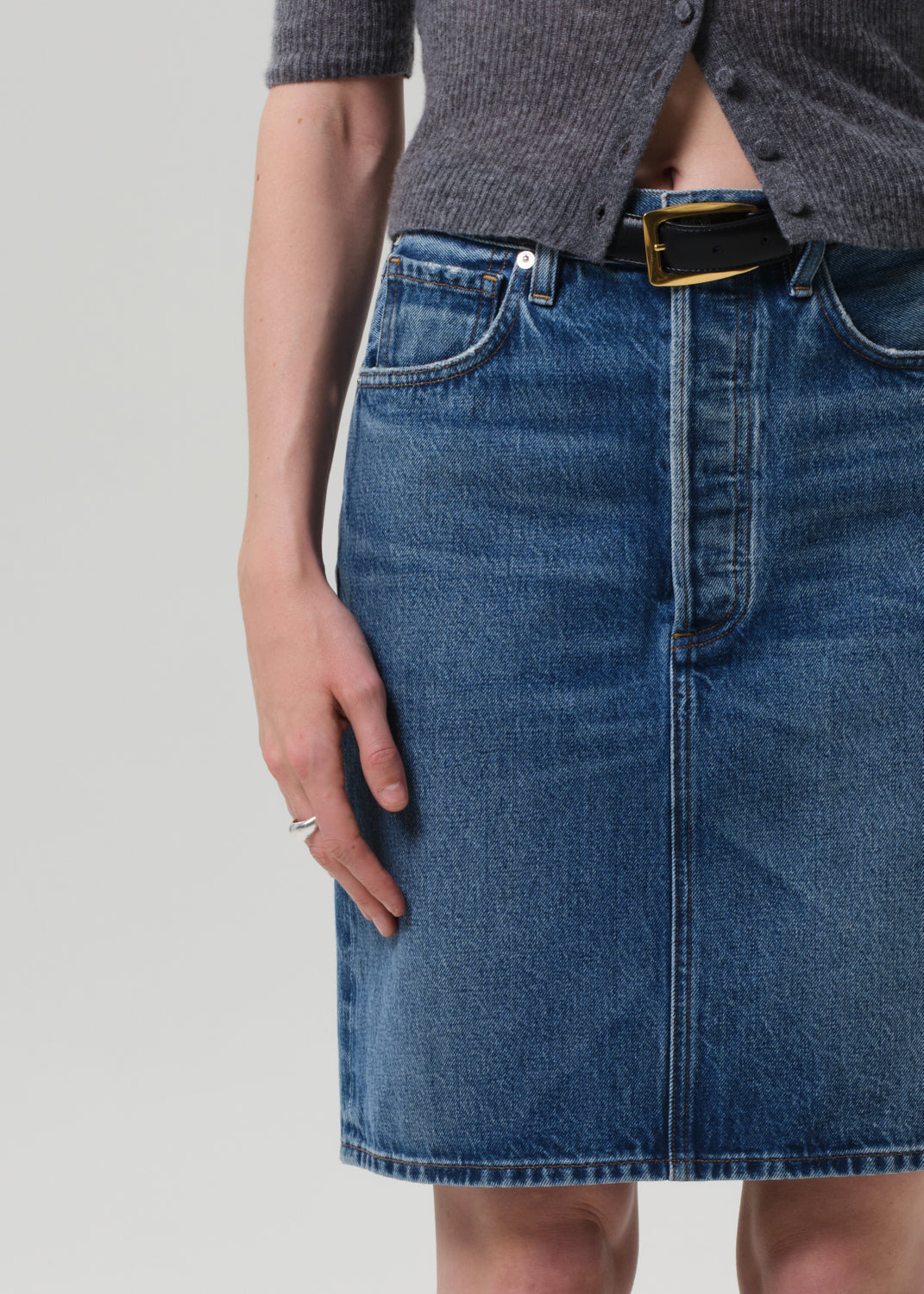 Etta Pencil Skirt in Tirol detail