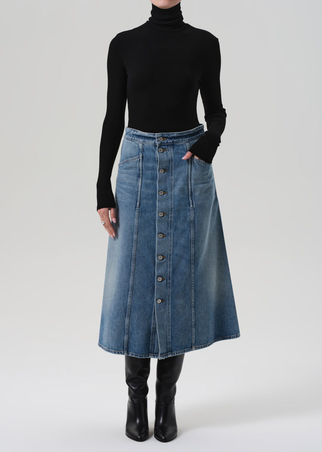 Devin A-Line Skirt in Asti
