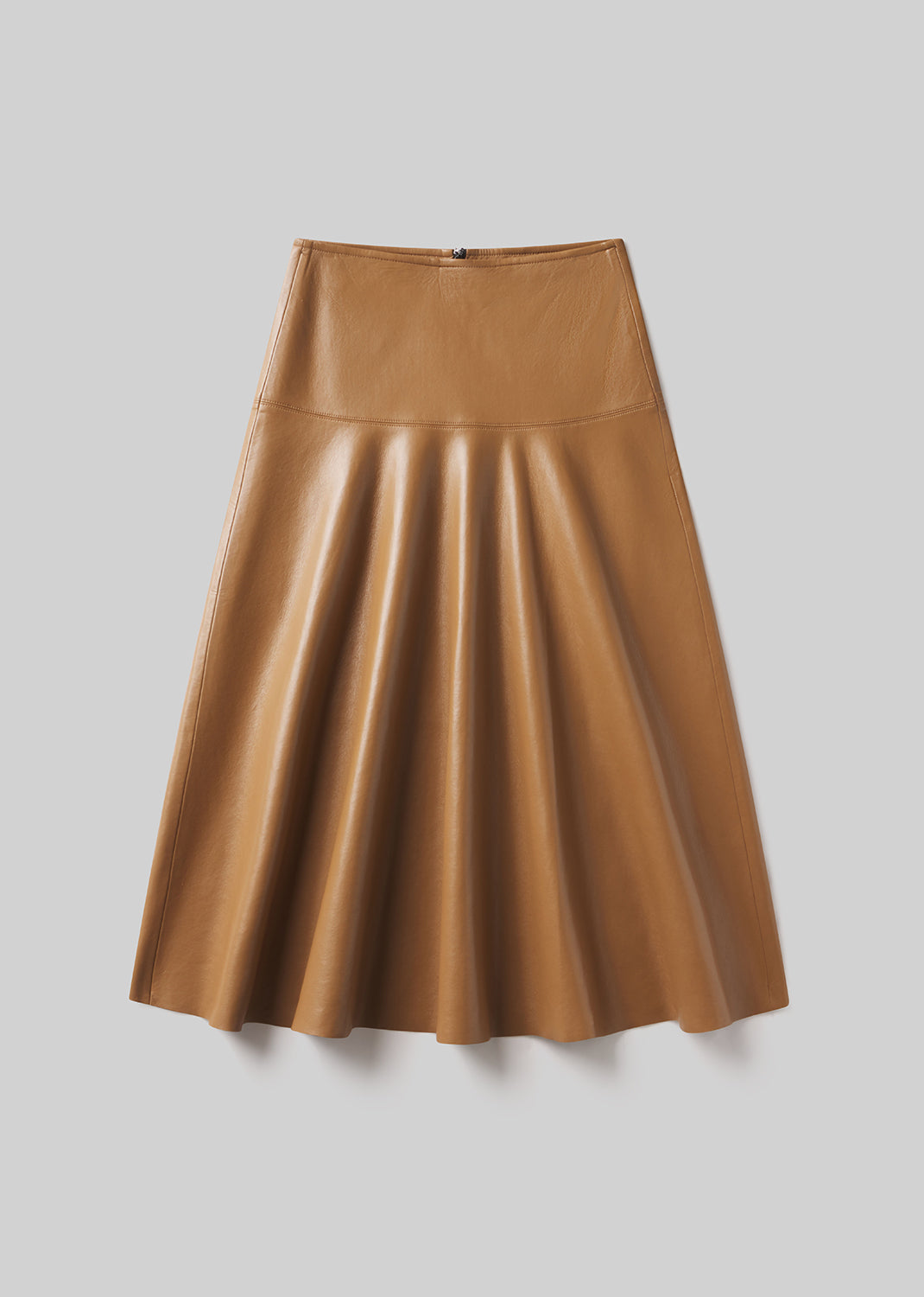 Vita Maxi Skirt in Pale Toffee flat