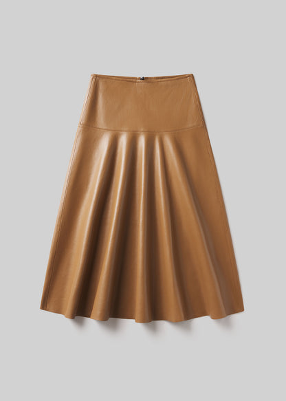 Vita Maxi Skirt in Pale Toffee flat