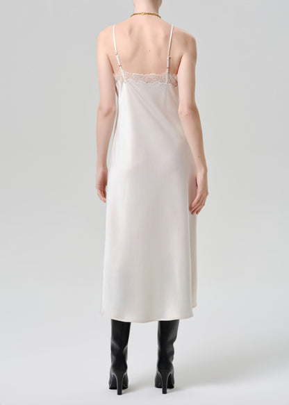 Lace Trimmed Slip Dress in Cream – Citizens of Humanity