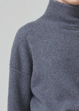 Luca Turtleneck Sweater in Heather